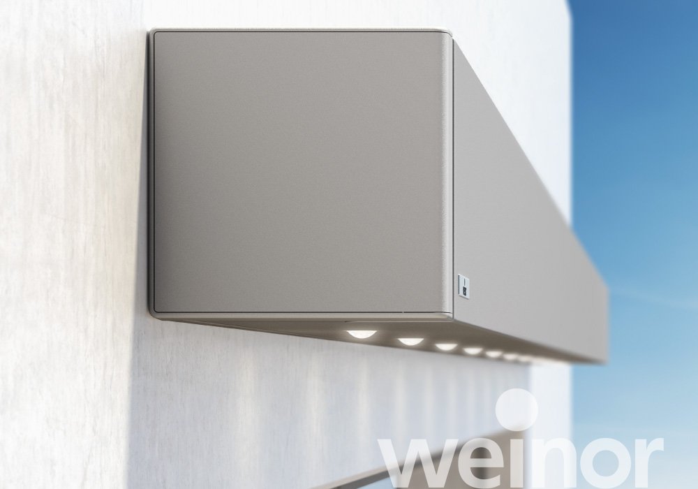 Markise weinor Kubata mit integrierter LED, Close up