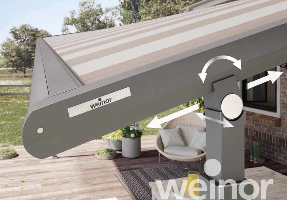 textile Pergola-Markise weinor... Close up
