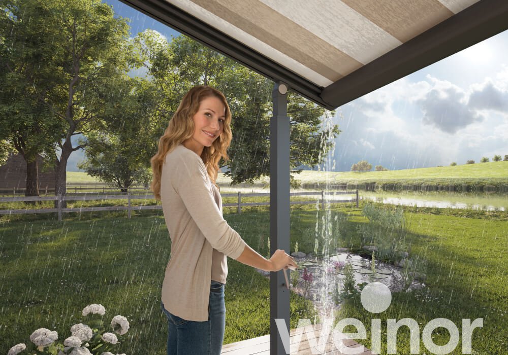 textile Pergola-Markise weinor... ohne LED, Close up