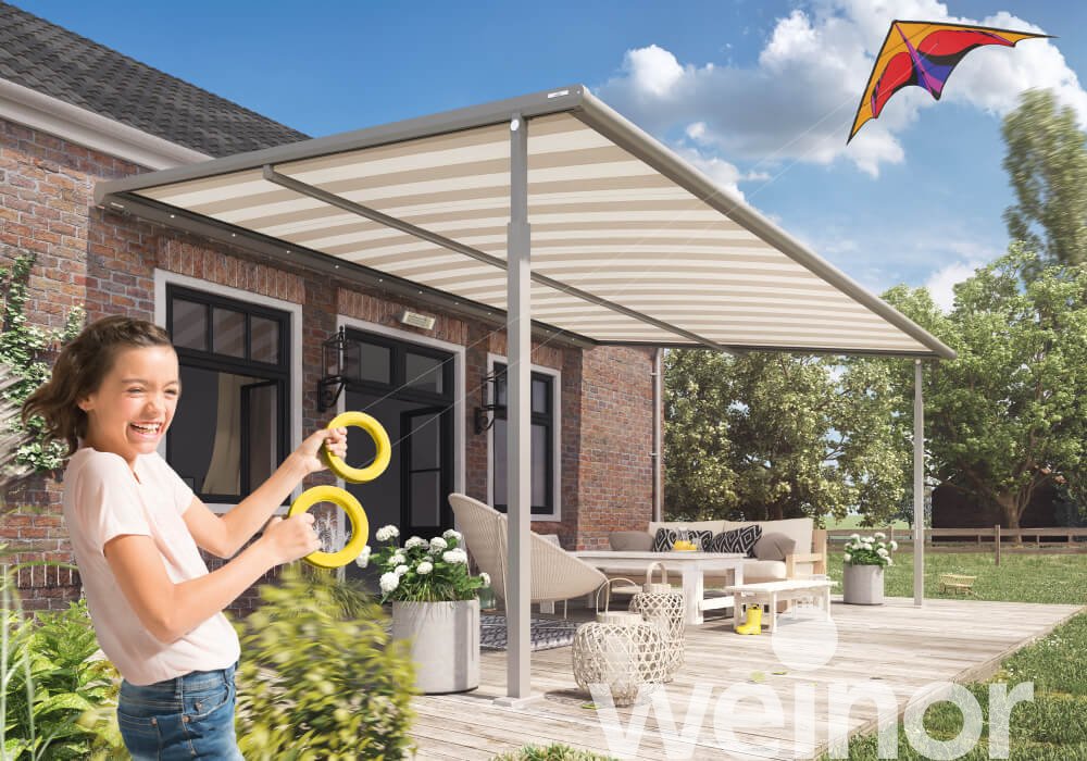 textile Pergola-Markise weinor... mit LED