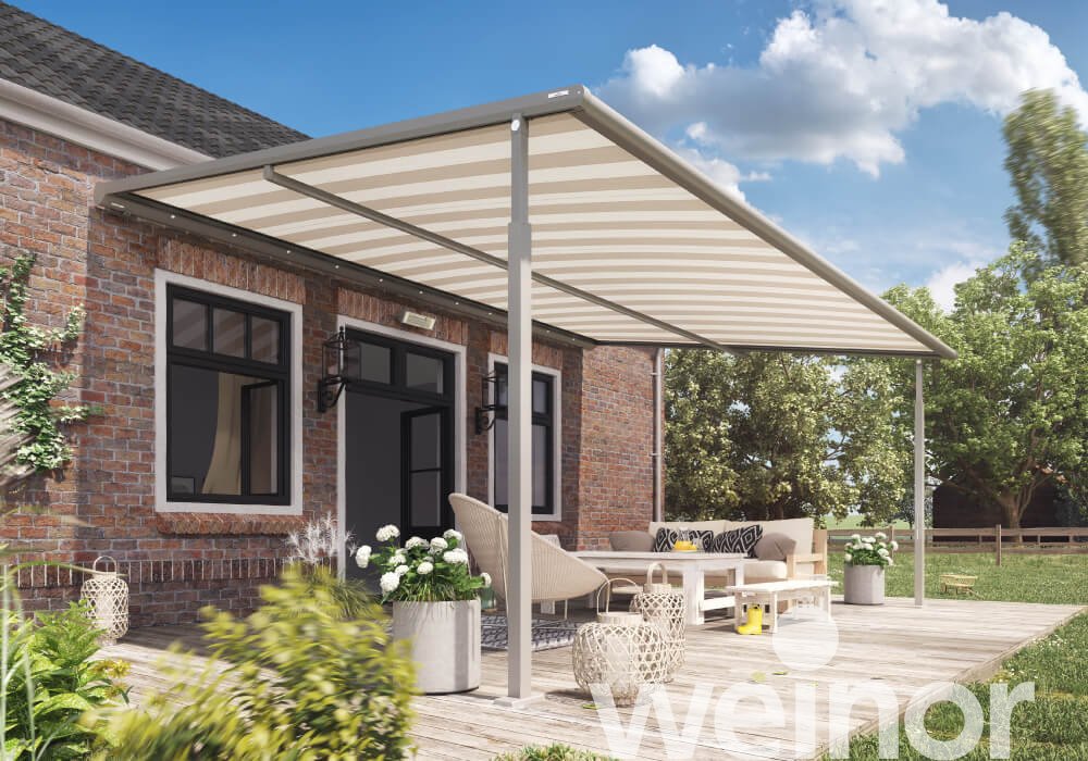 textile Pergola-Markise weinor... mit LED