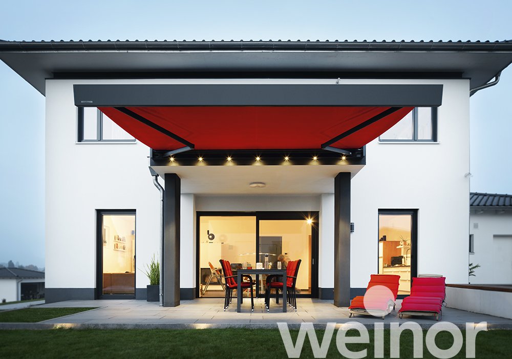 Markise weinor Kubata mit integrierter LED